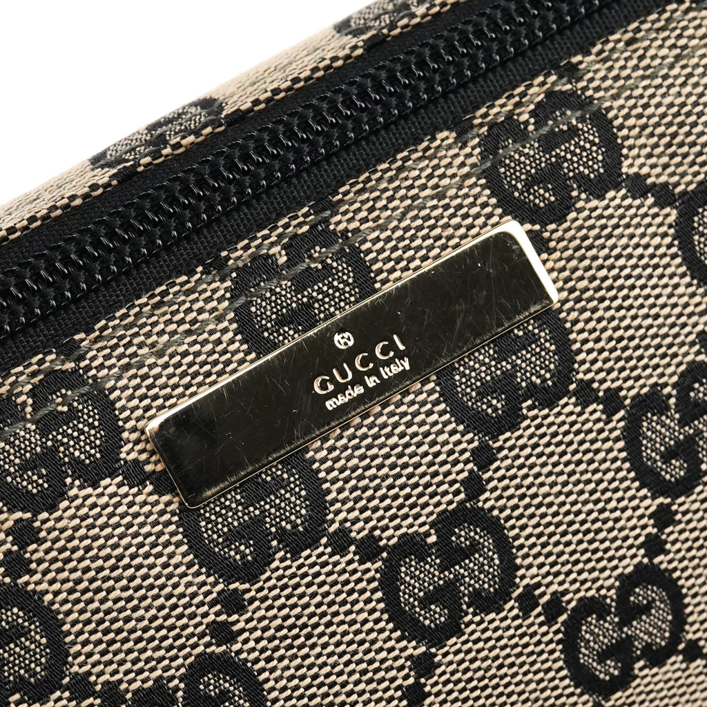 039 1103 Grey Black GG Boat Pochette