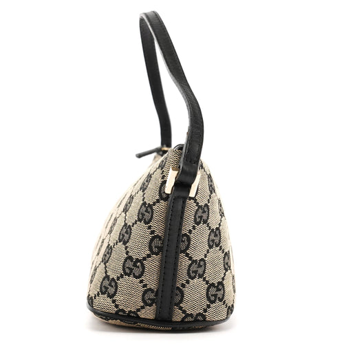 039 1103 Grey Black GG Boat Pochette