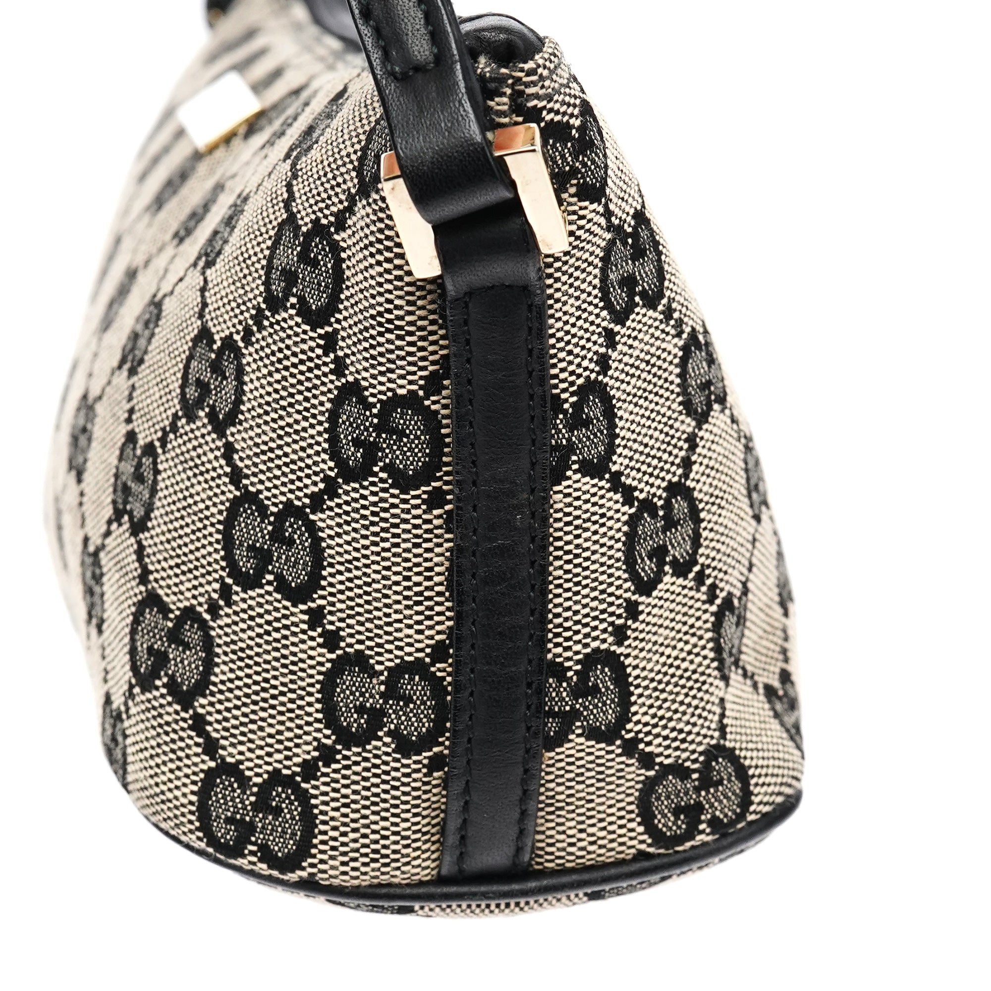 039 1103 Grey Black GG Boat Pochette