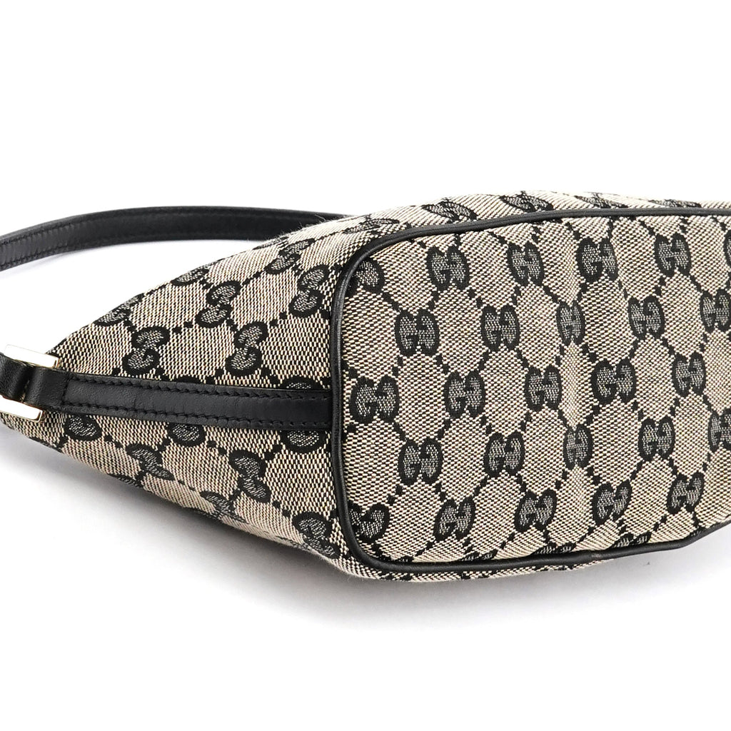 039 1103 Grey Black GG Boat Pochette