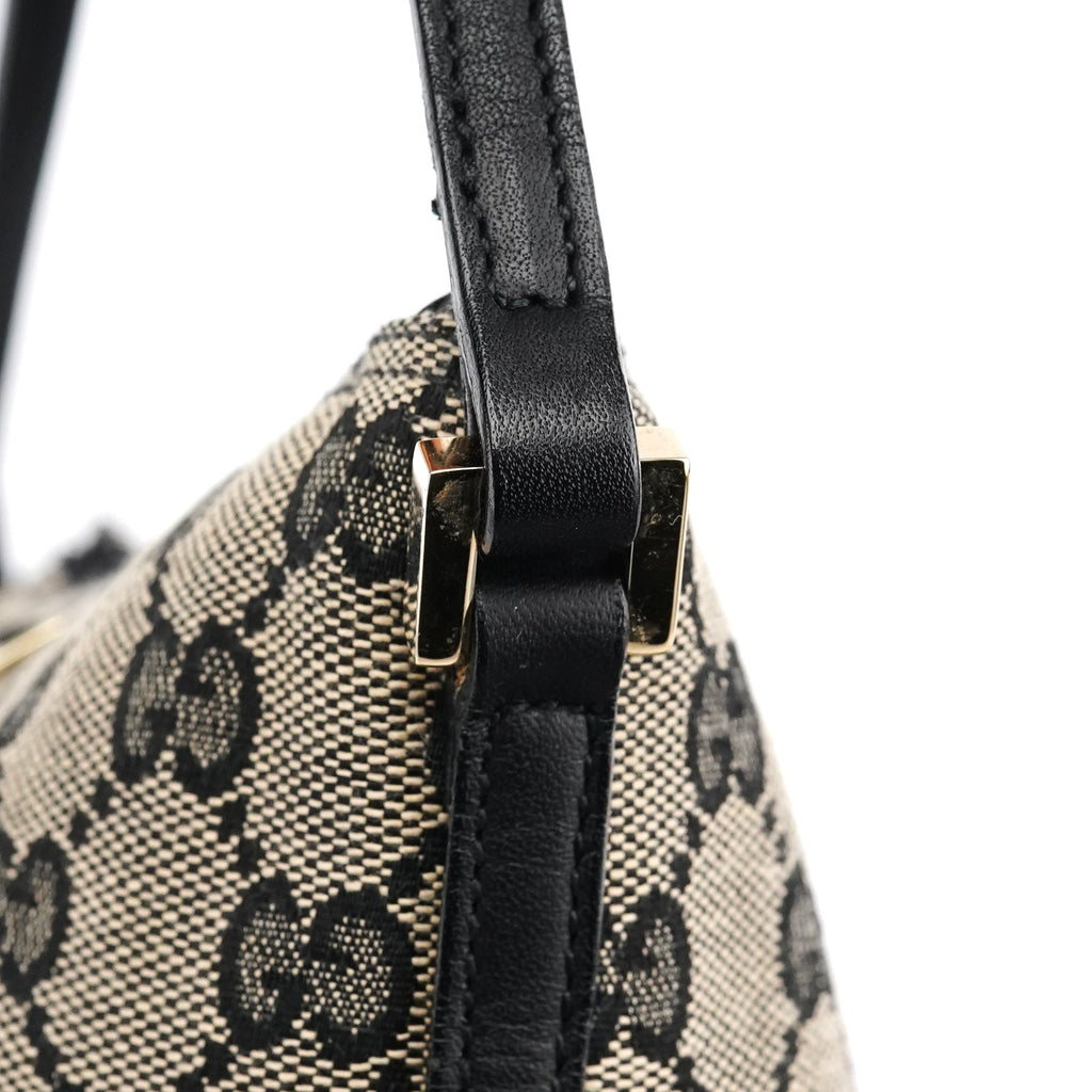 039 1103 Grey Black GG Boat Pochette