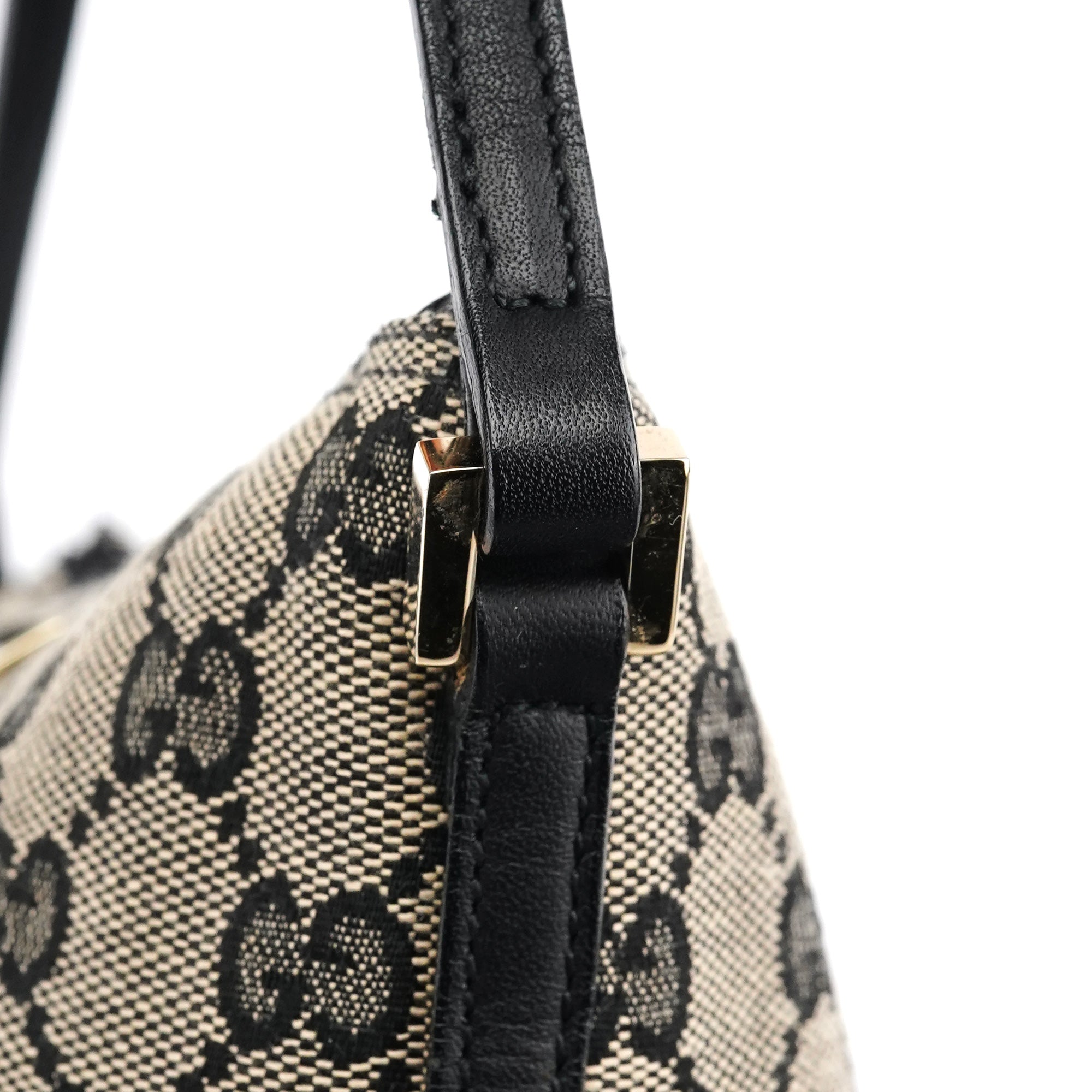 039 1103 Grey Black GG Boat Pochette