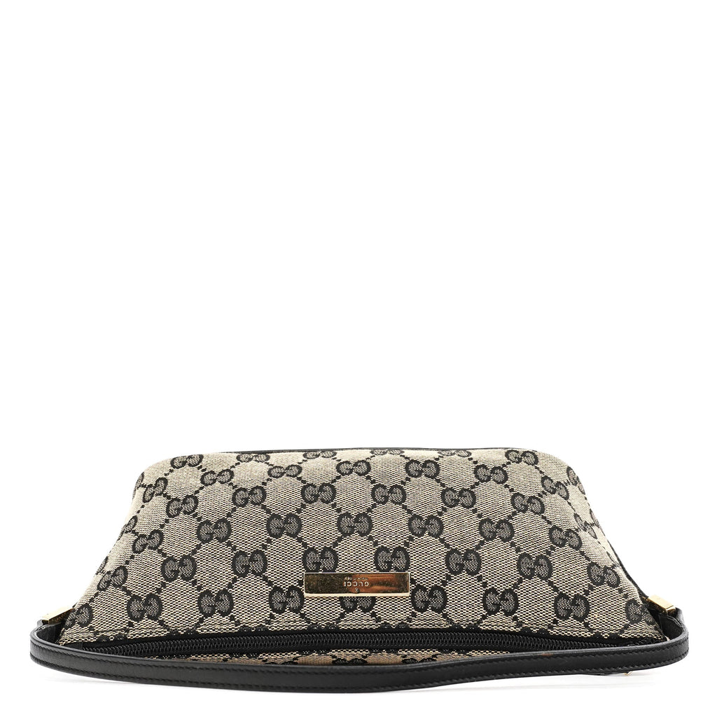 039 1103 Grey Black GG Boat Pochette
