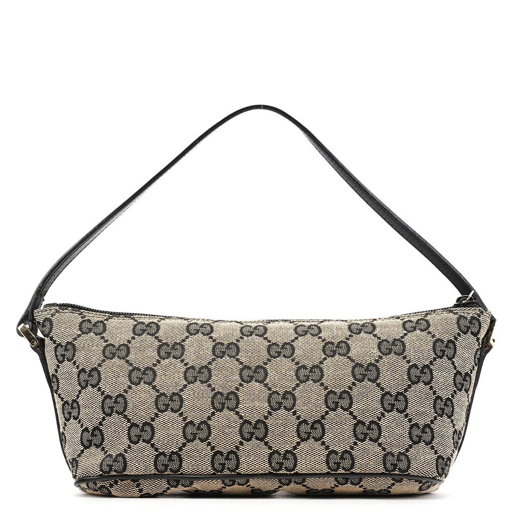 039 1103 Grey Black GG Boat Pochette