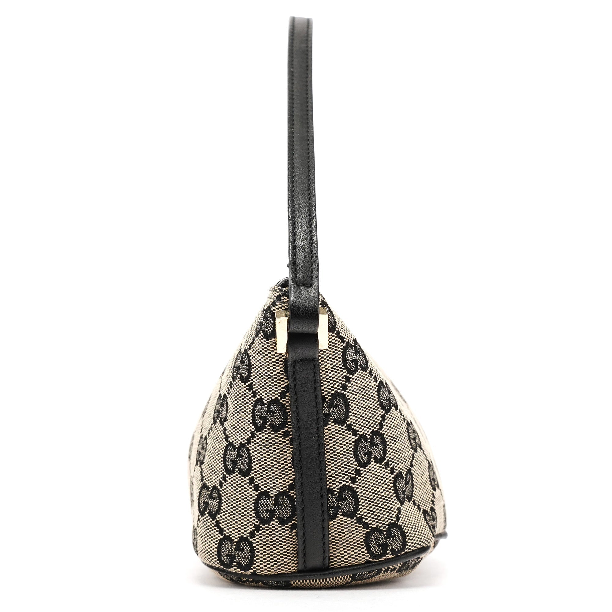 039 1103 Grey Black GG Boat Pochette