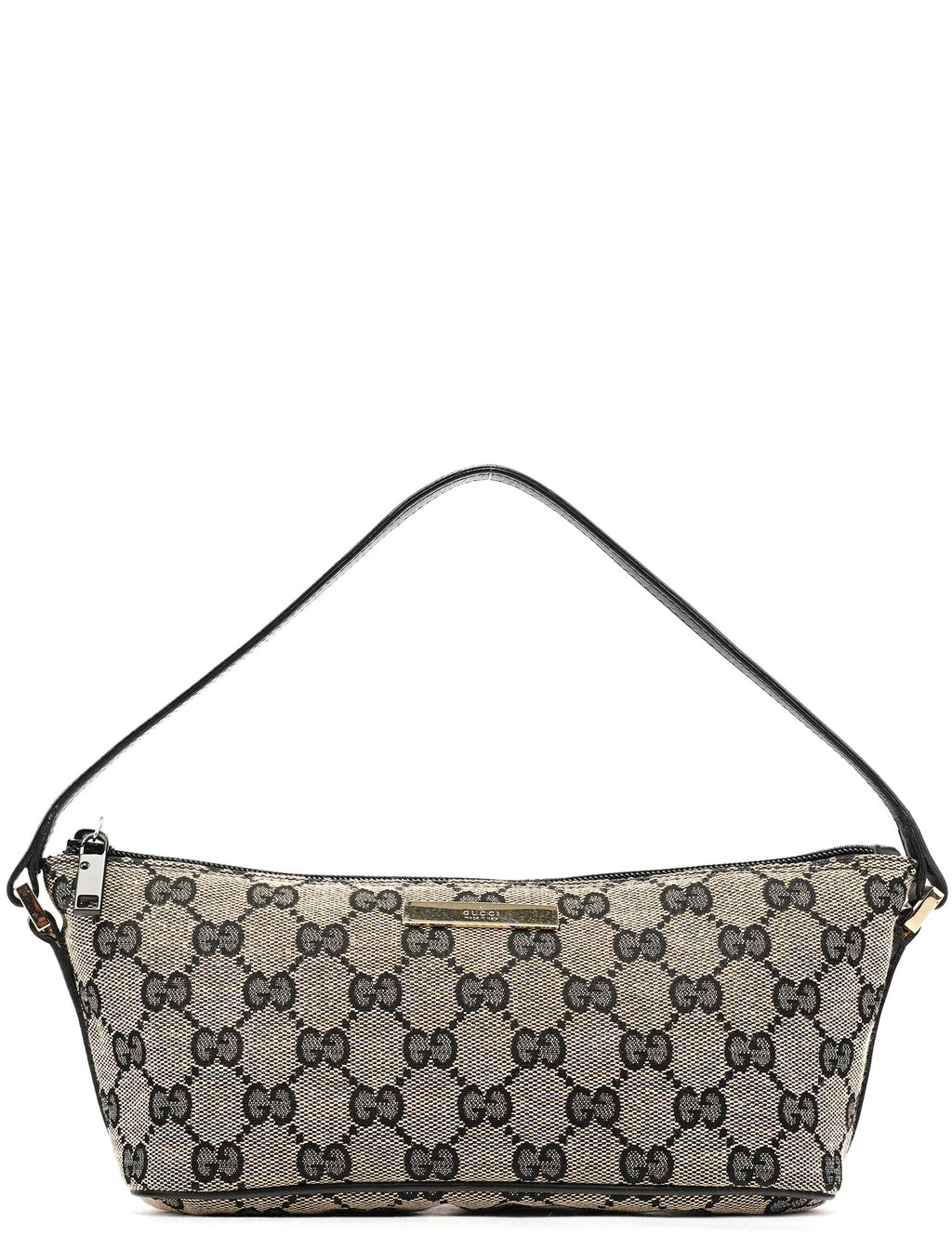 039 1103 Grey Black GG Boat Pochette