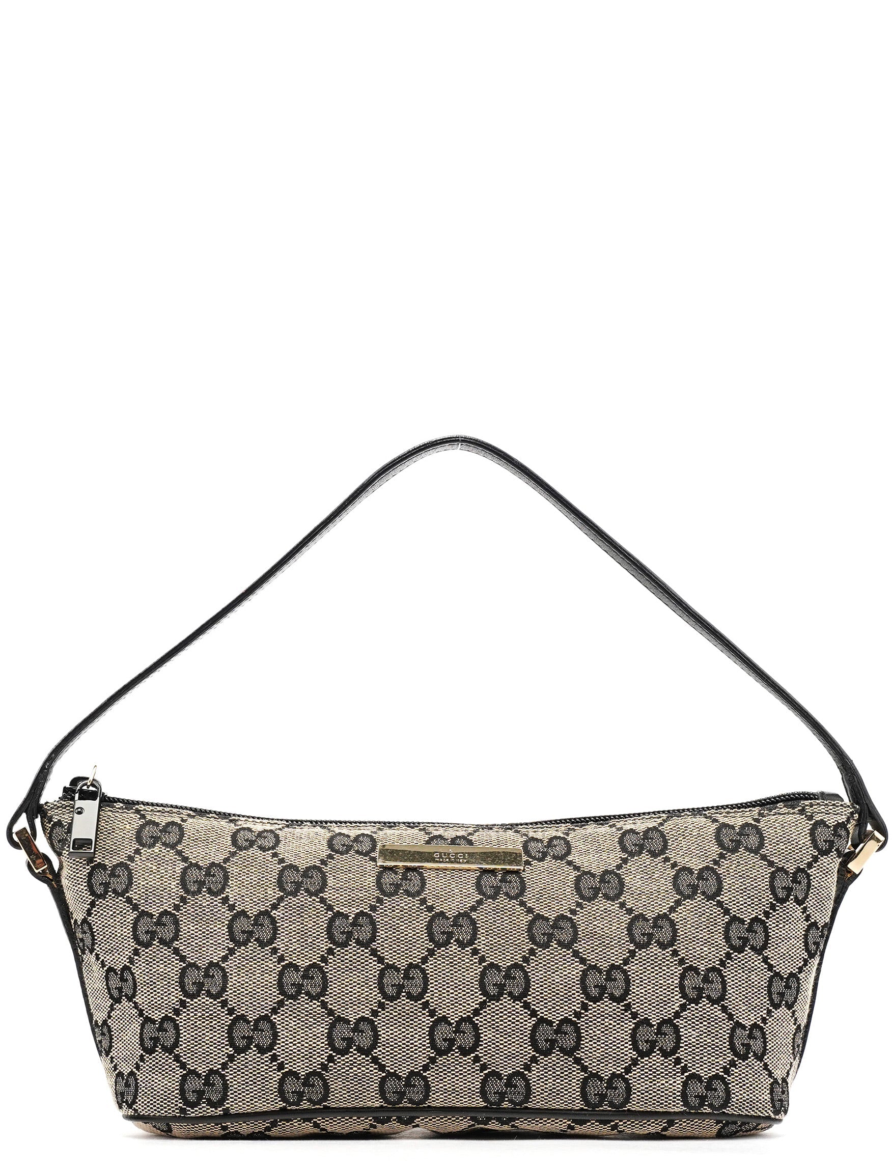 039 1103 Grey Black GG Boat Pochette