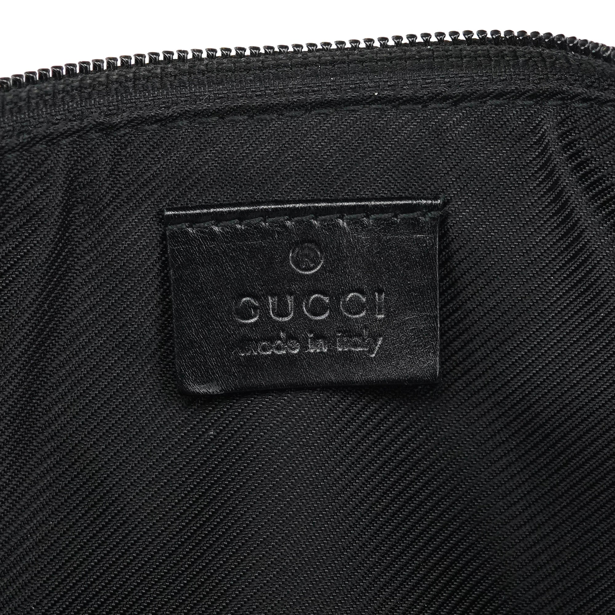 039 1103 Grey Black GG Boat Pochette