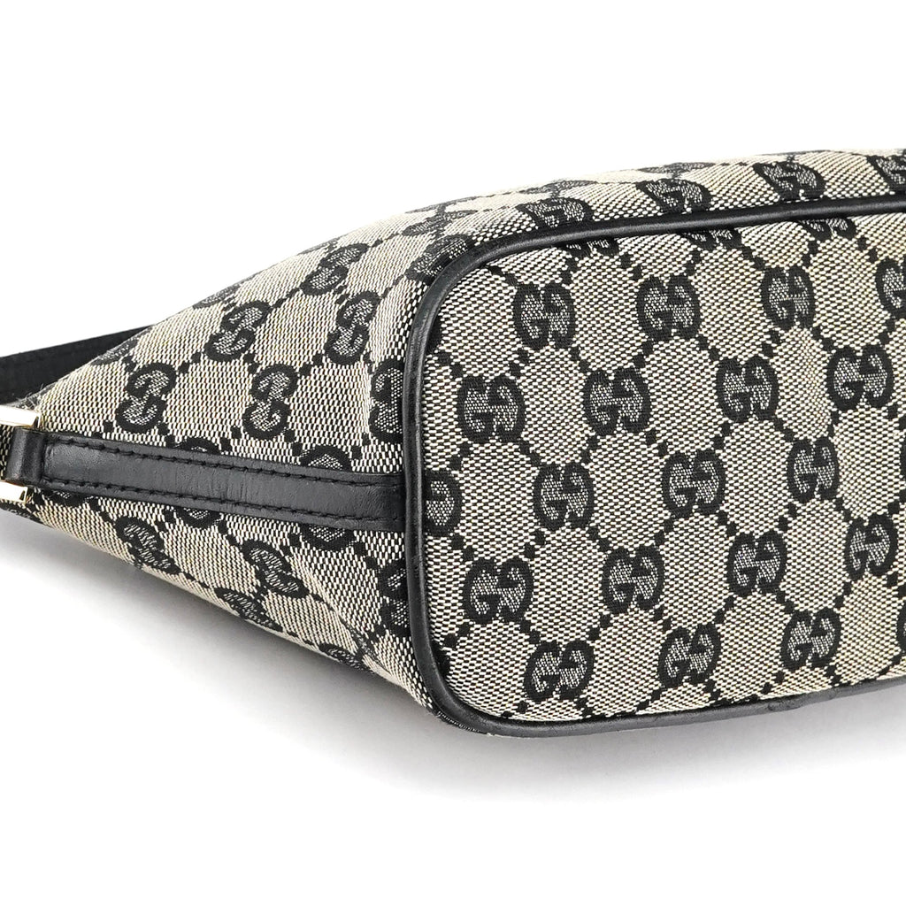 039 1103 Grey Black GG Boat Pochette