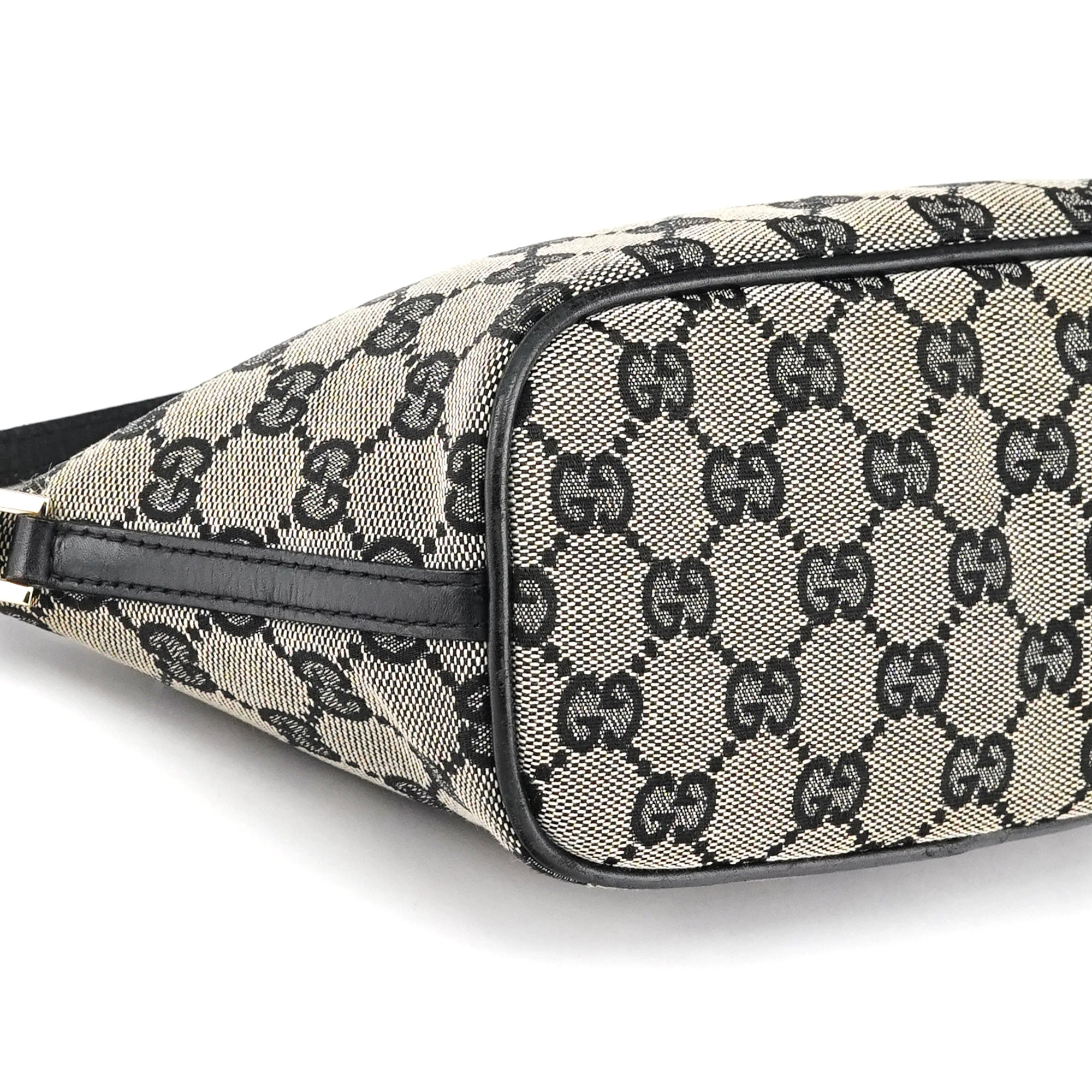 039 1103 Grey Black GG Boat Pochette