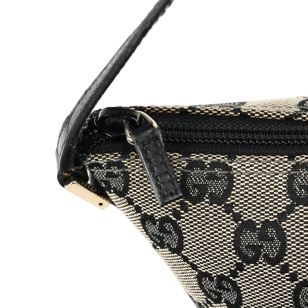 039 1103 Grey Black GG Boat Pochette
