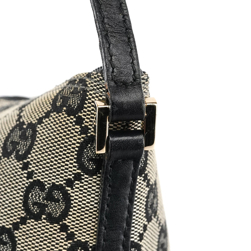 039 1103 Grey Black GG Boat Pochette