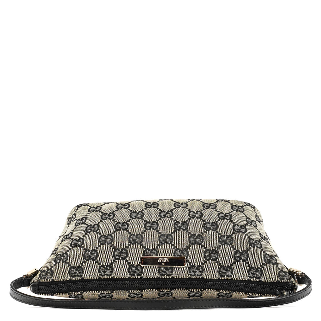 039 1103 Grey Black GG Boat Pochette