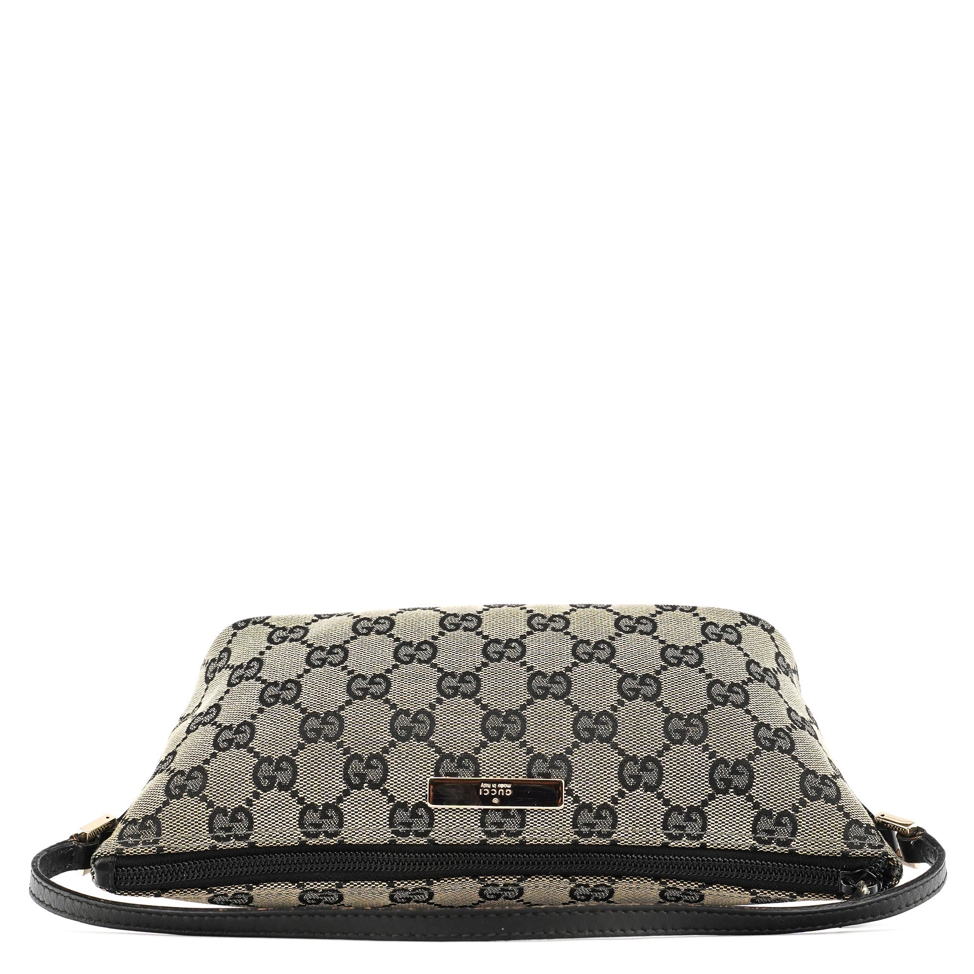039 1103 Grey Black GG Boat Pochette