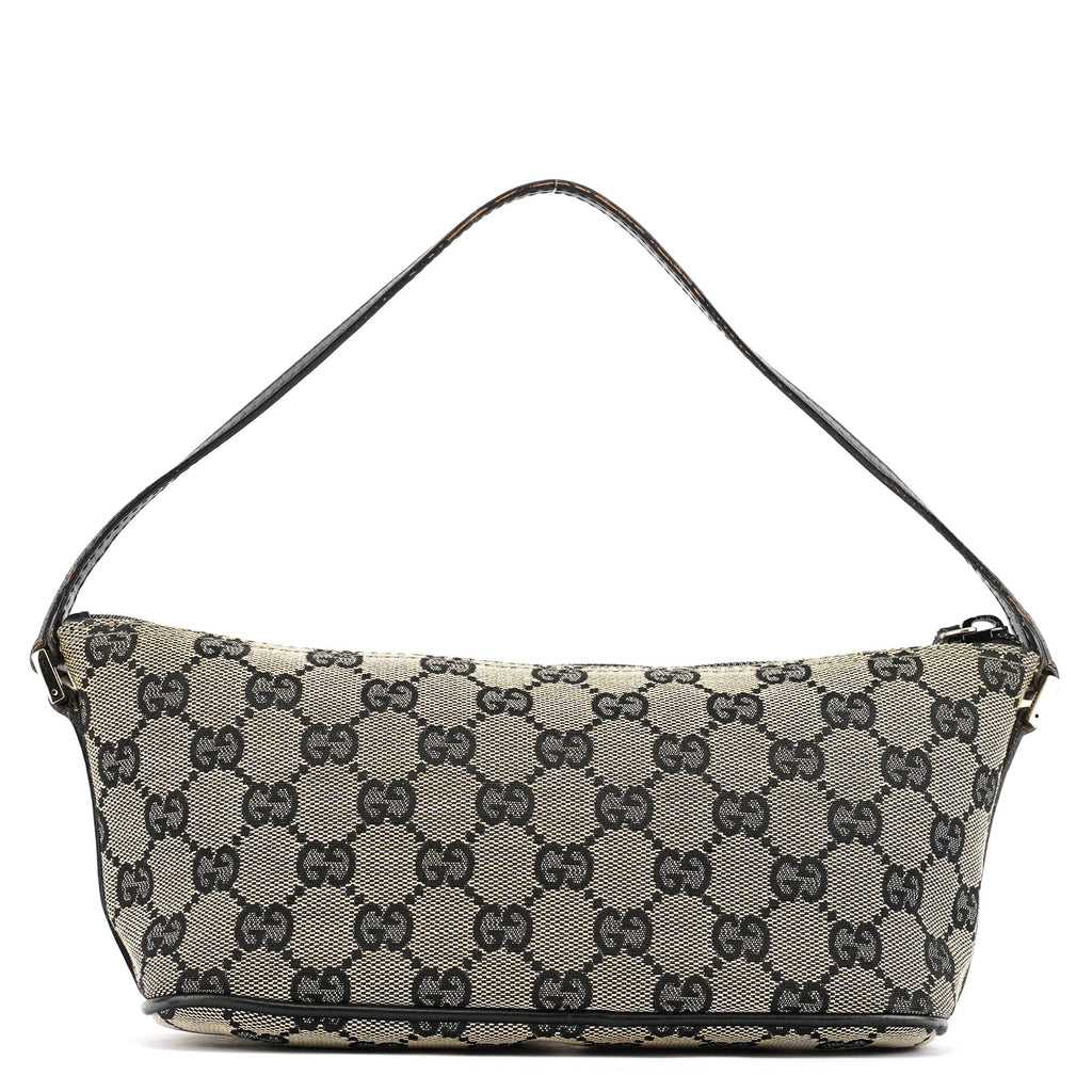 039 1103 Grey Black GG Boat Pochette