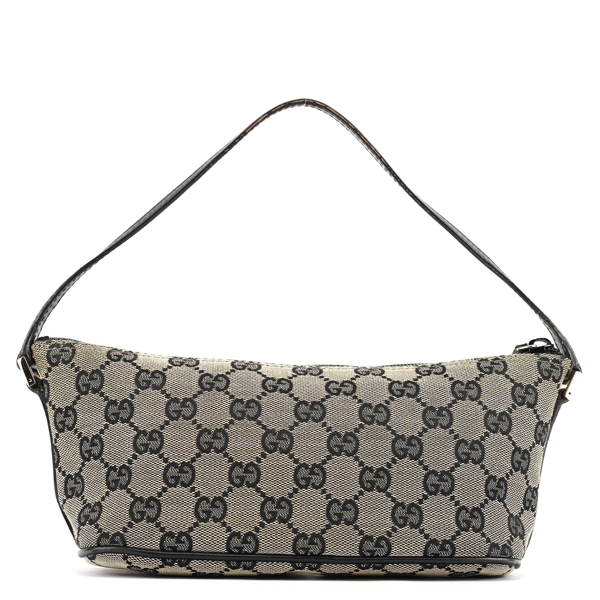 039 1103 Grey Black GG Boat Pochette