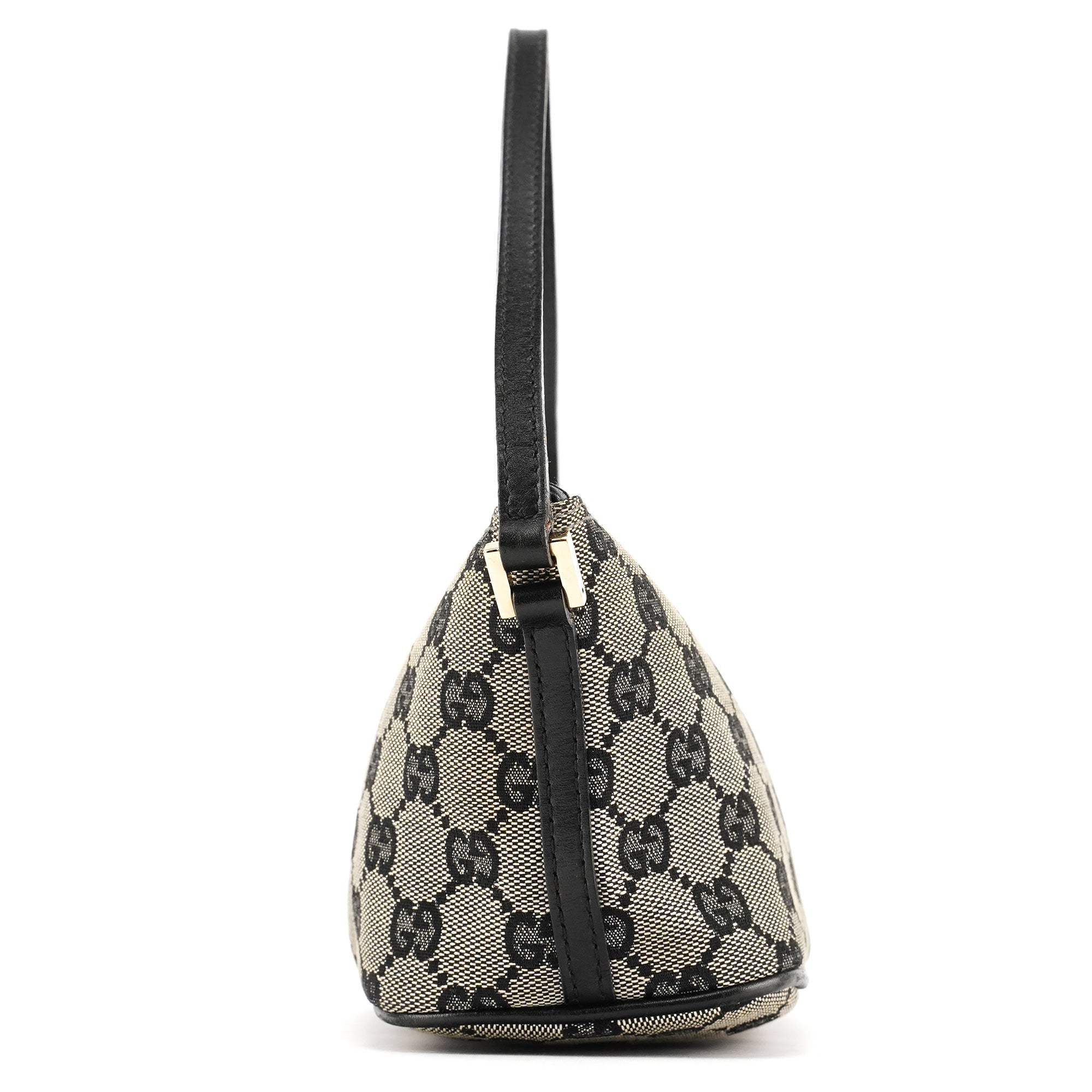 039 1103 Grey Black GG Boat Pochette