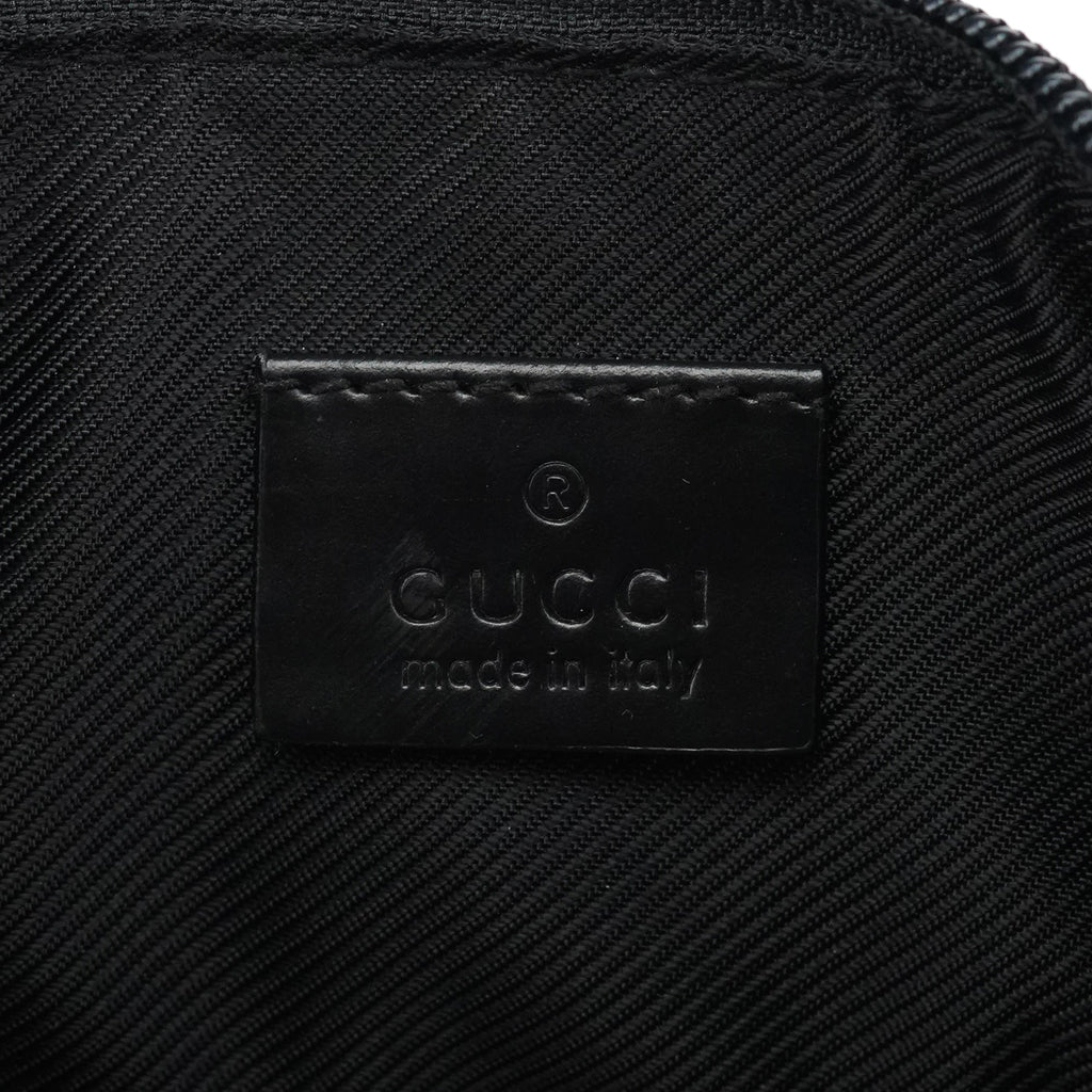039 1103 Grey Black GG Boat Pochette