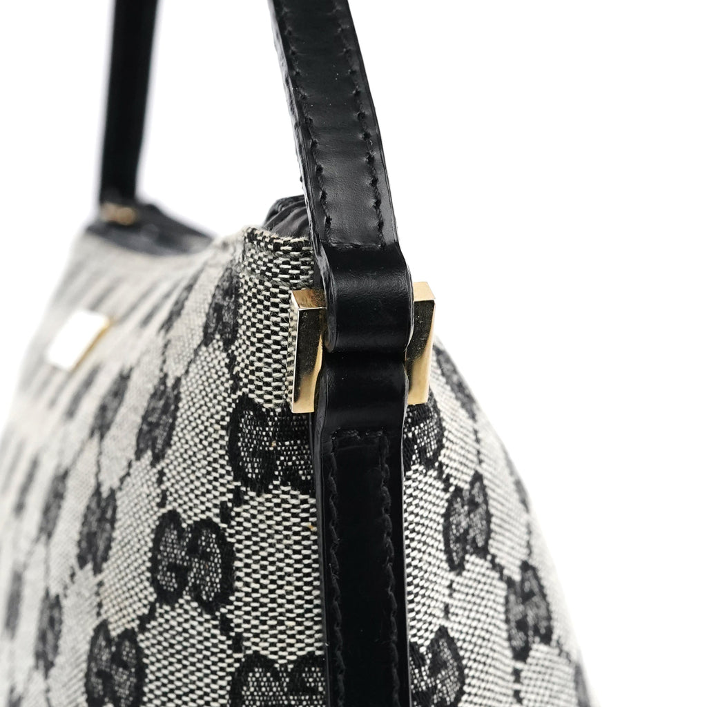 039 1103 Grey Black GG Boat Pochette