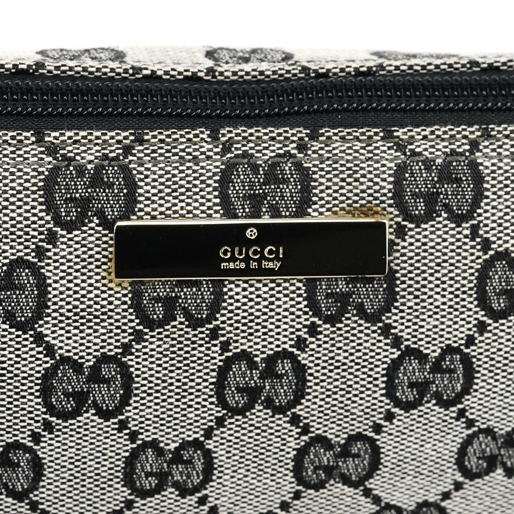 039 1103 Grey Black GG Boat Pochette