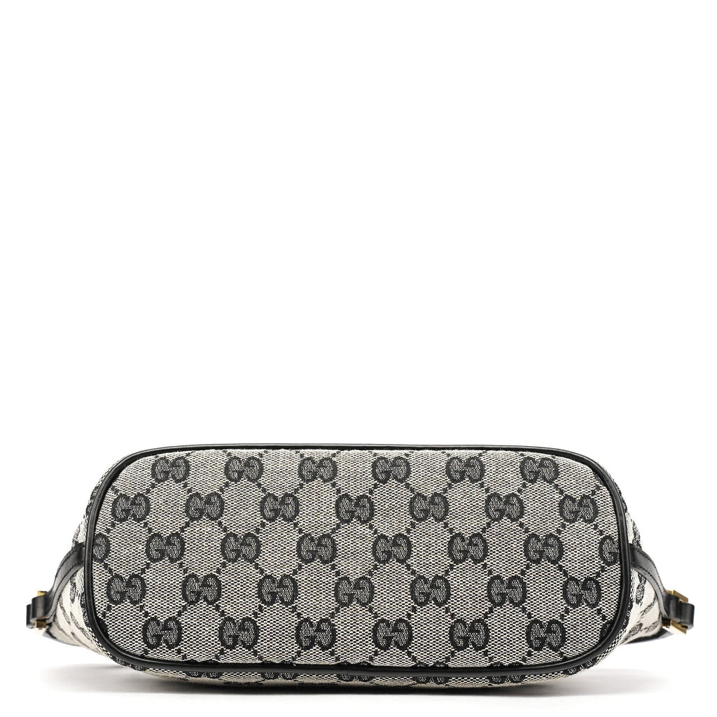 039 1103 Grey Black GG Boat Pochette