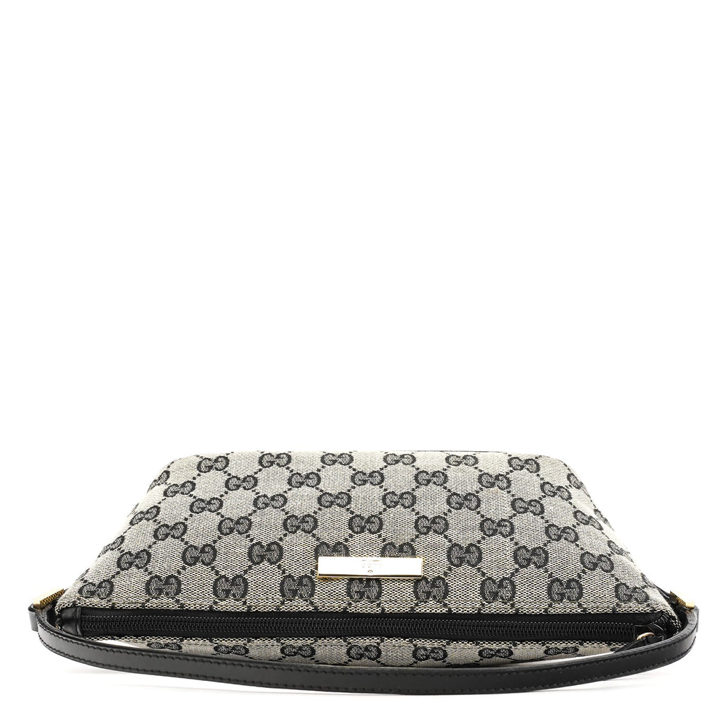 039 1103 Grey Black GG Boat Pochette