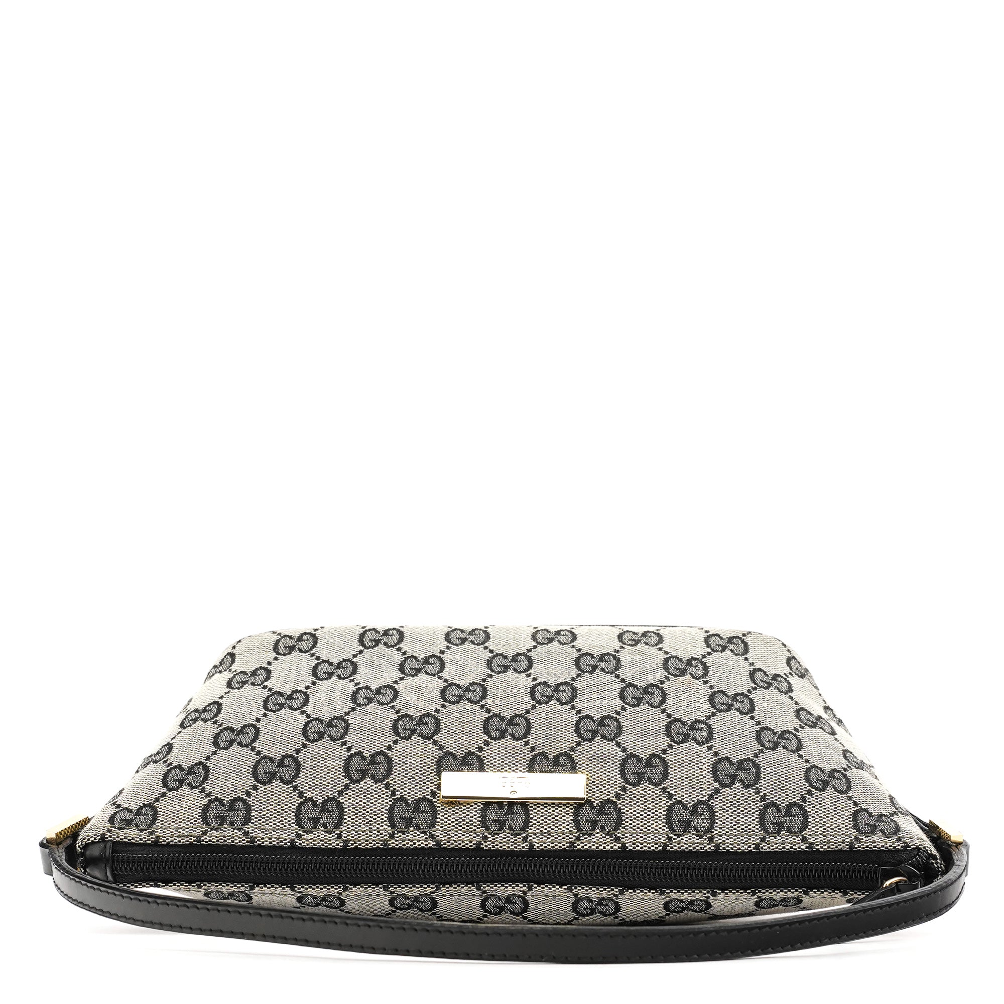 039 1103 Grey Black GG Boat Pochette