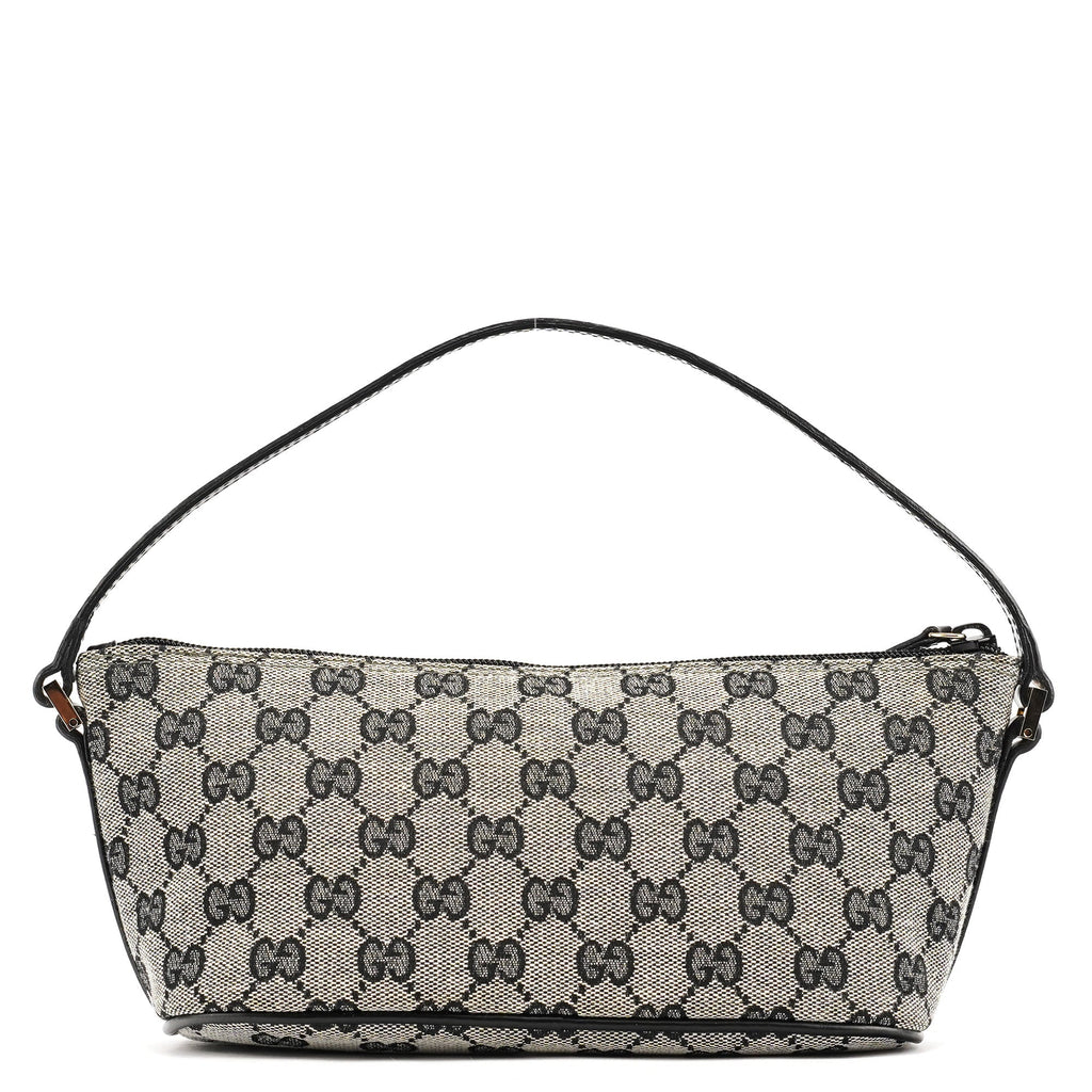 039 1103 Grey Black GG Boat Pochette