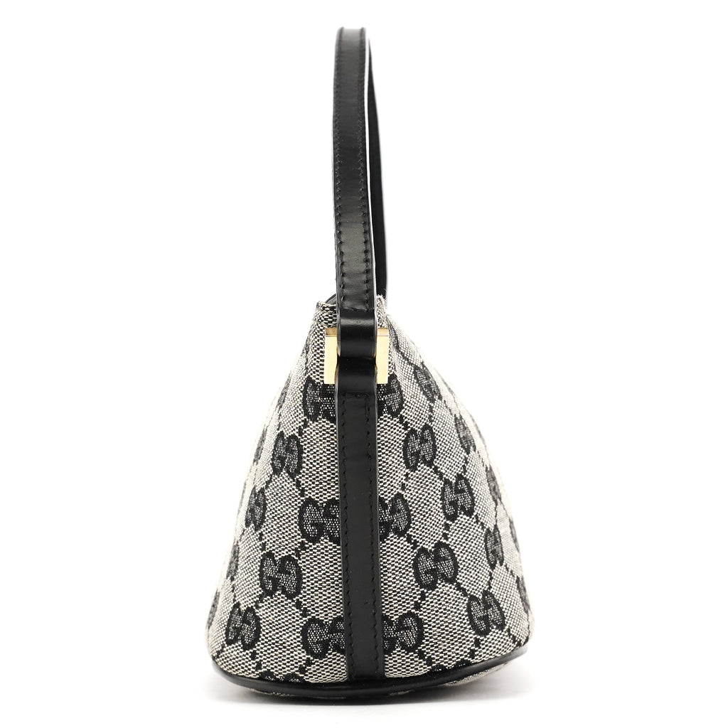 039 1103 Grey Black GG Boat Pochette