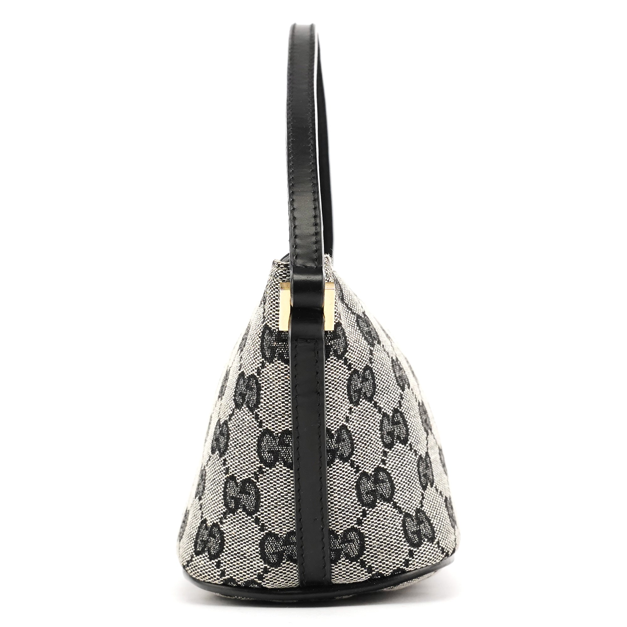 039 1103 Grey Black GG Boat Pochette
