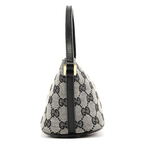 039 1103 Grey Black GG Boat Pochette
