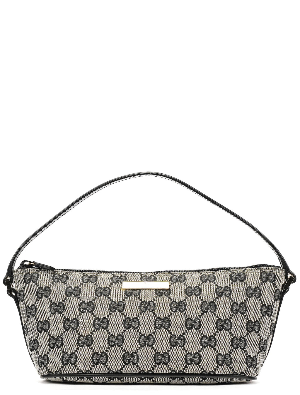 039 1103 Grey Black GG Boat Pochette