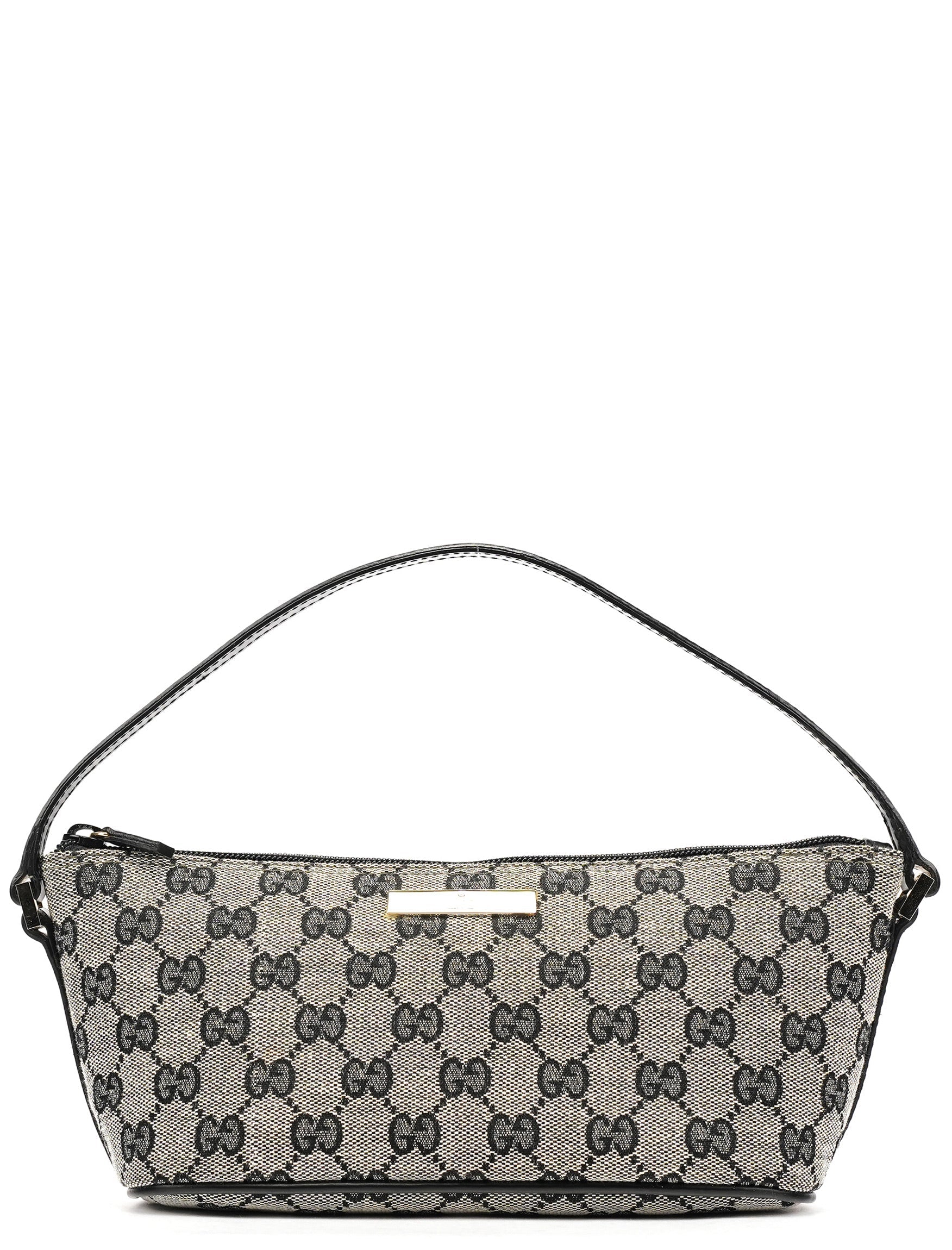 039 1103 Grey Black GG Boat Pochette