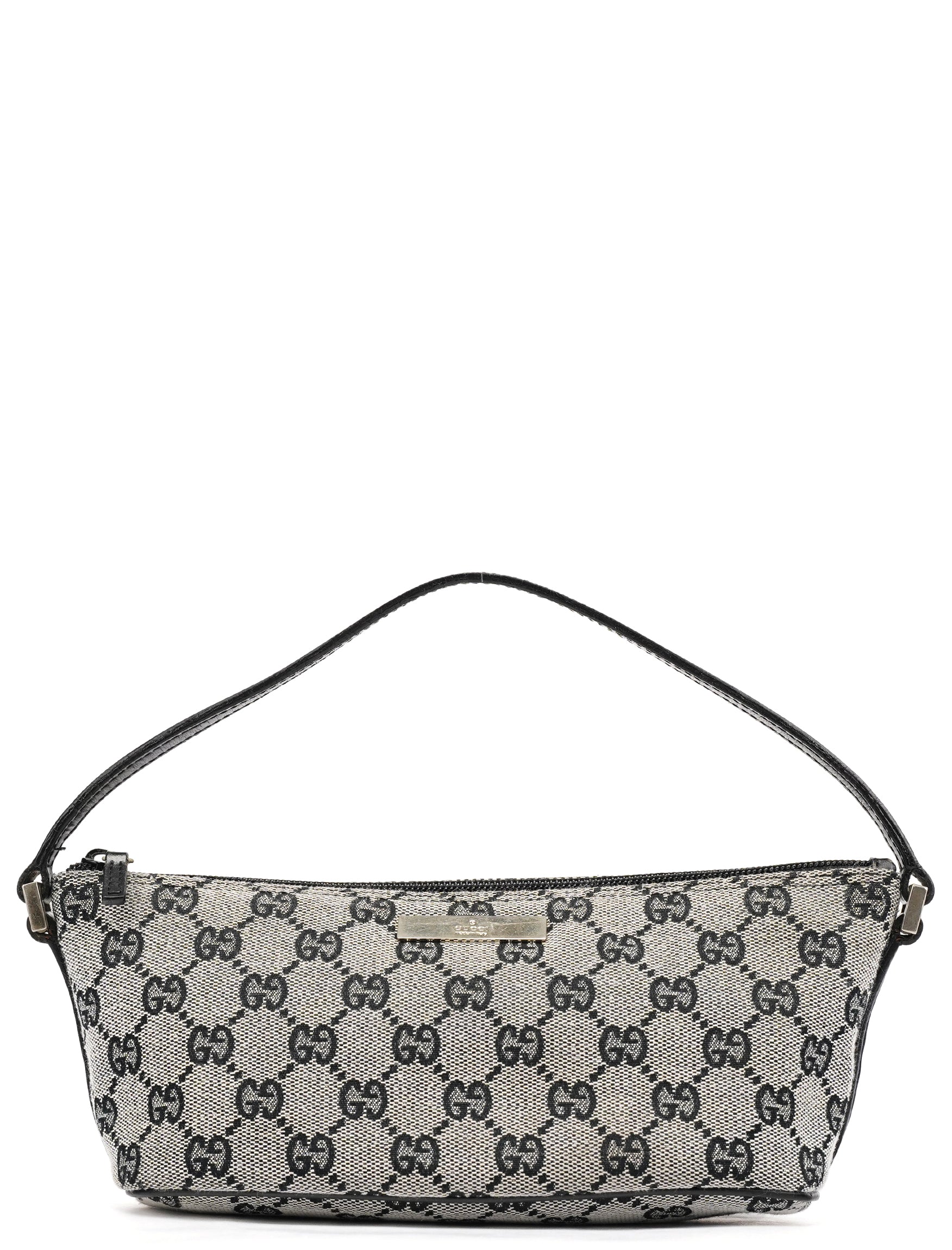 039 1103 Grey Black GG Boat Pochette