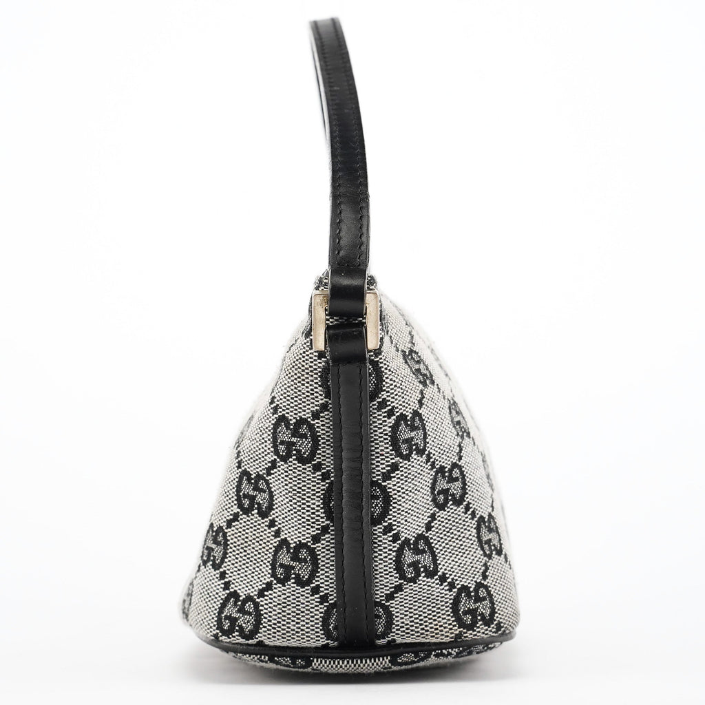 039 1103 Grey Black GG Boat Pochette