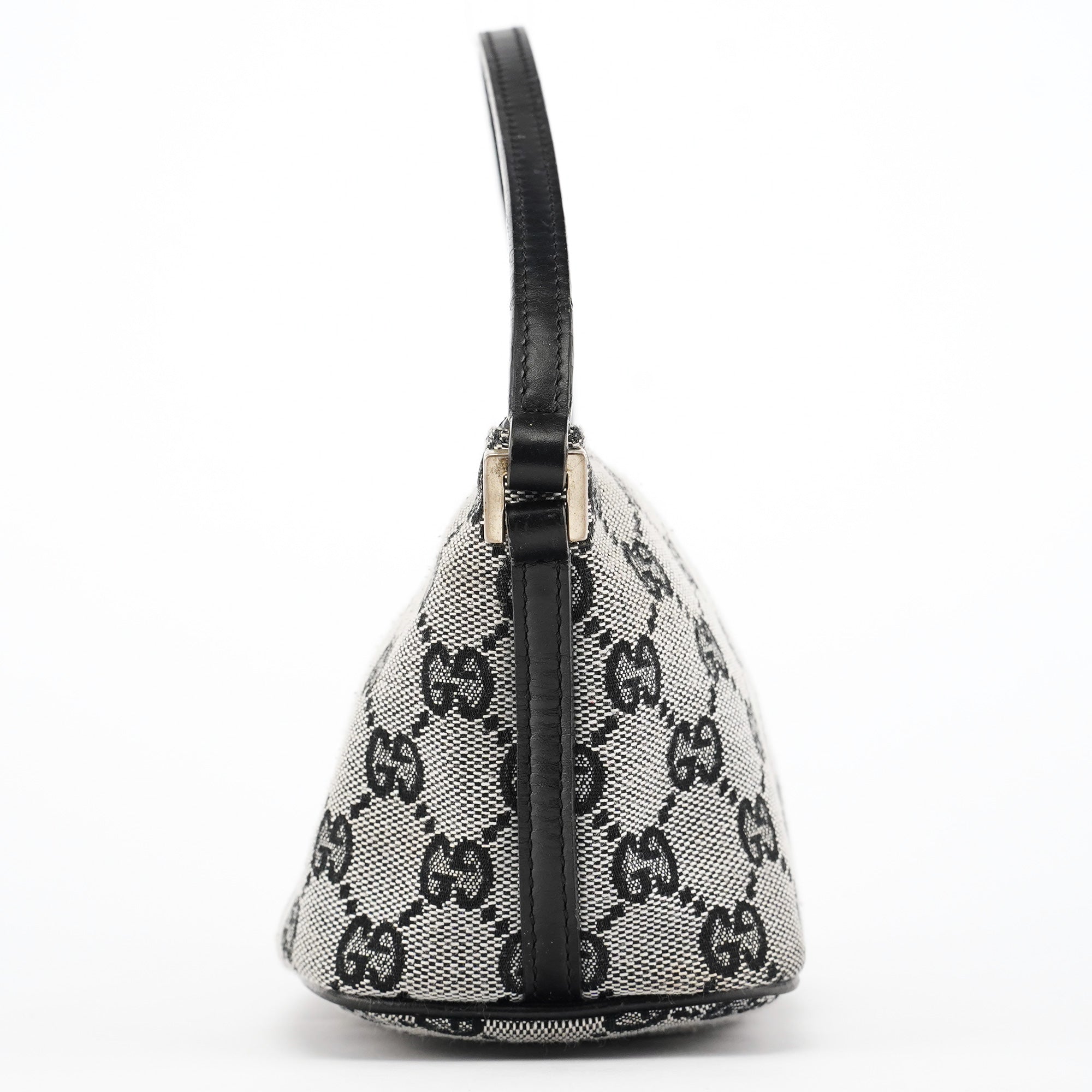 039 1103 Grey Black GG Boat Pochette