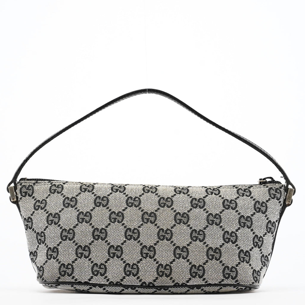 039 1103 Grey Black GG Boat Pochette
