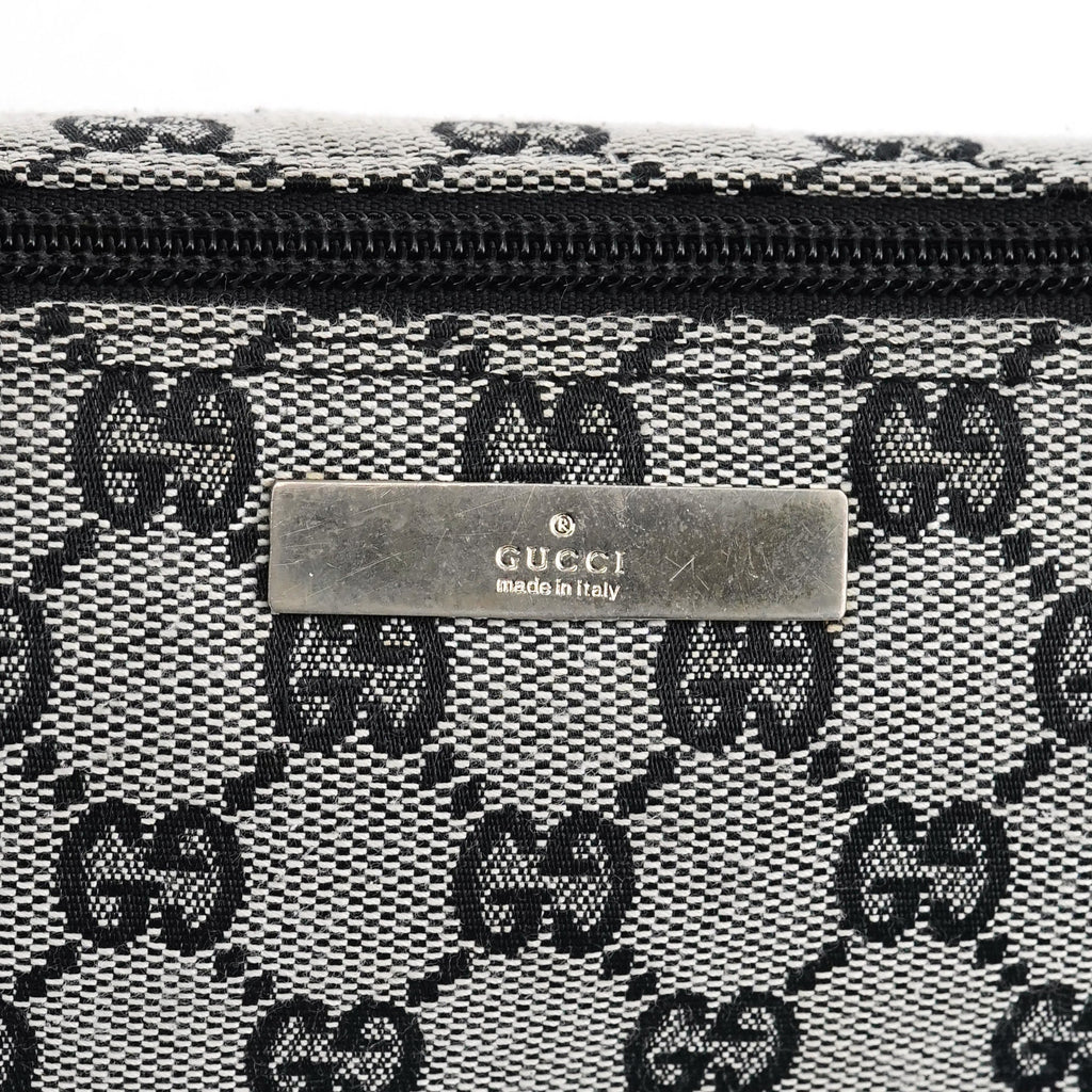 039 1103 Grey Black GG Boat Pochette