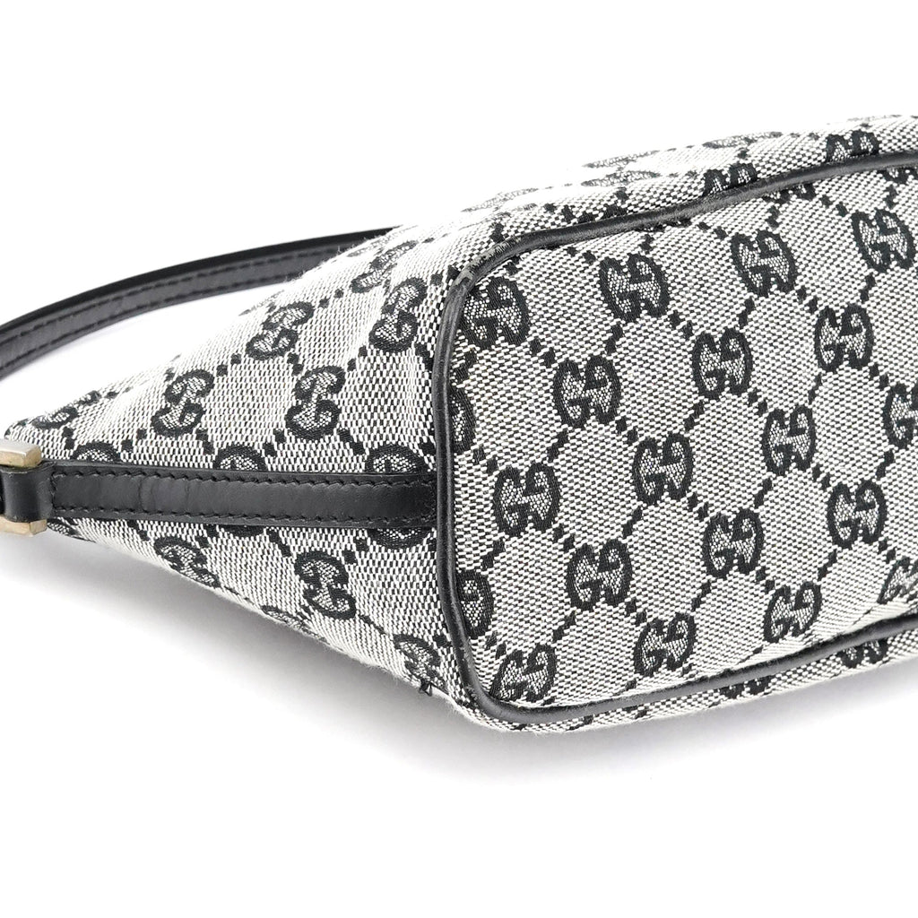 039 1103 Grey Black GG Boat Pochette