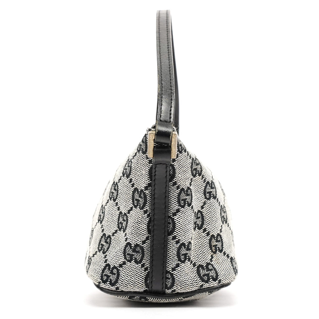 039 1103 Grey Black GG Boat Pochette