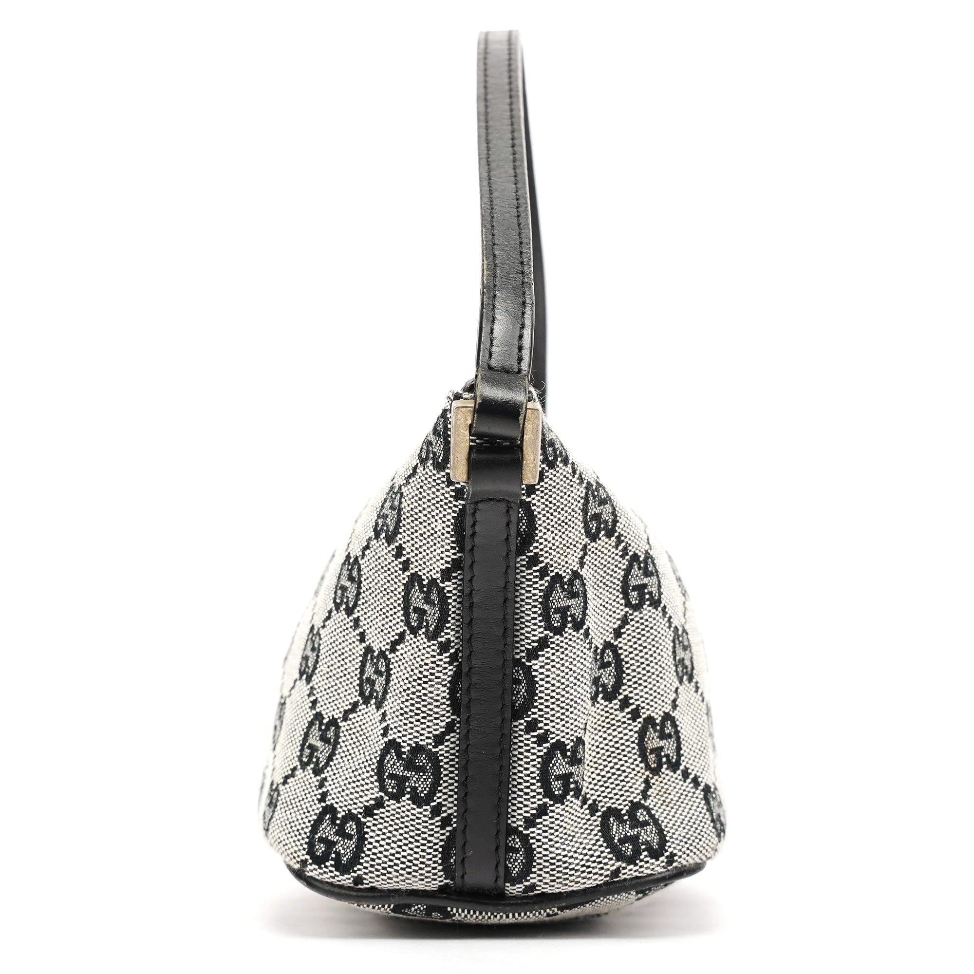 039 1103 Grey Black GG Boat Pochette