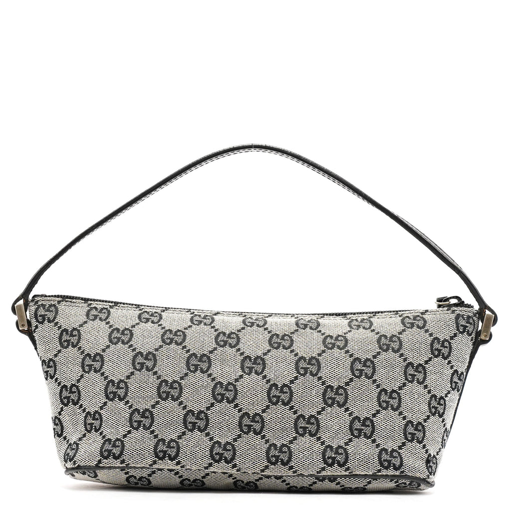 039 1103 Grey Black GG Boat Pochette