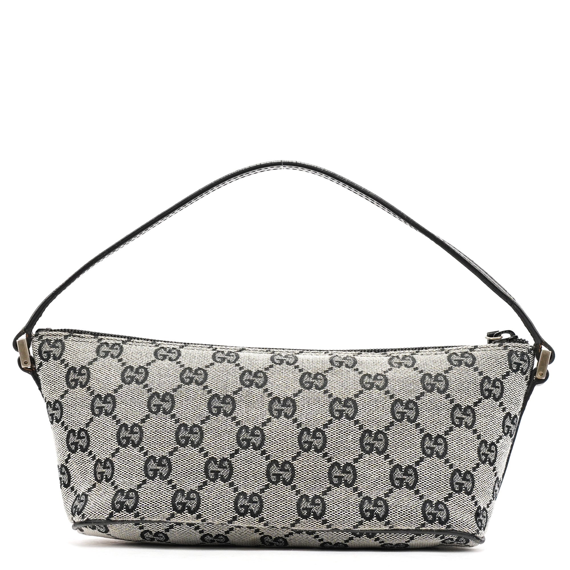 039 1103 Grey Black GG Boat Pochette