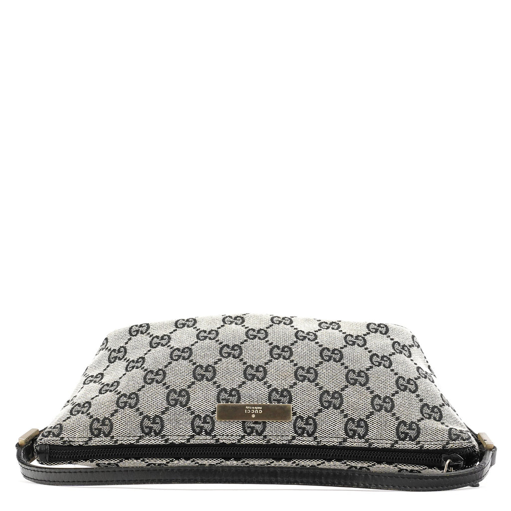 039 1103 Grey Black GG Boat Pochette