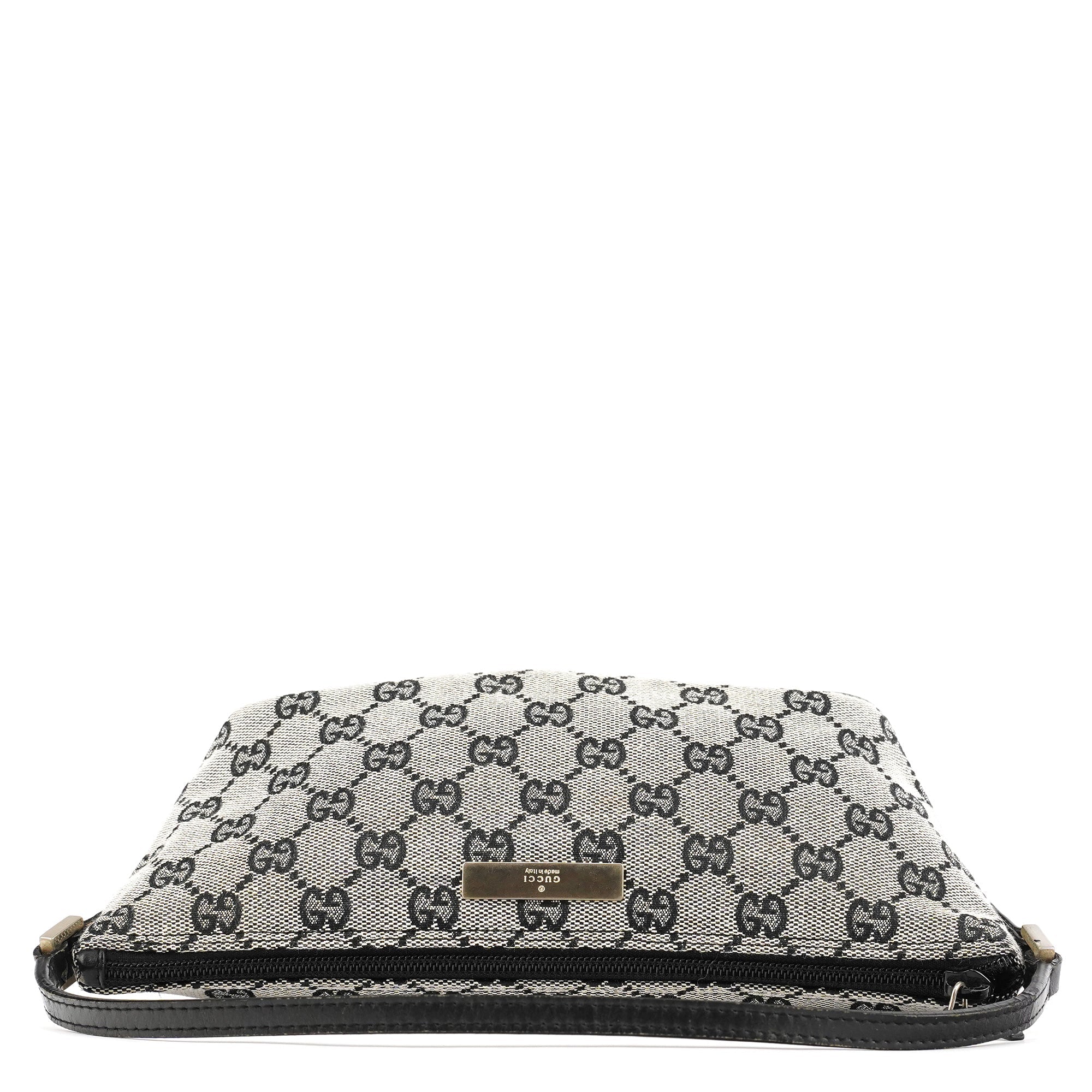 039 1103 Grey Black GG Boat Pochette