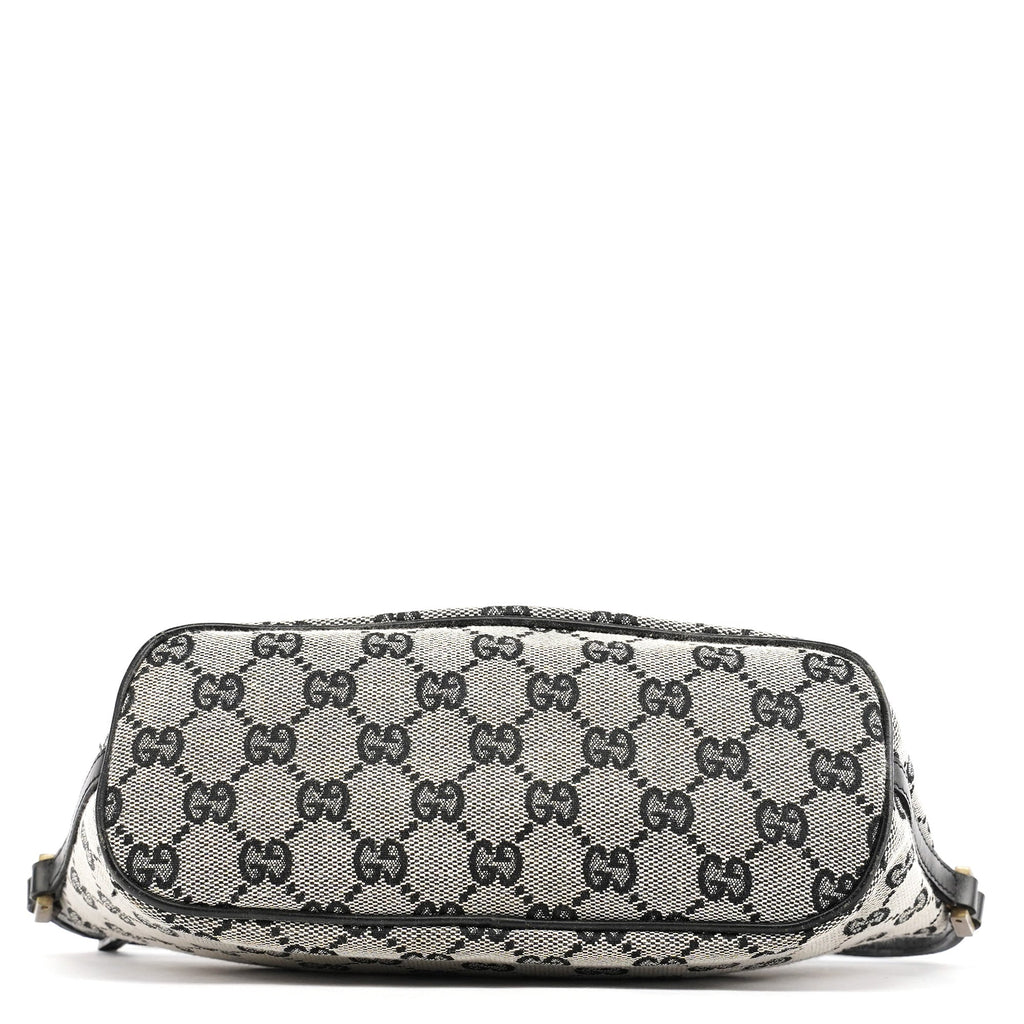 039 1103 Grey Black GG Boat Pochette