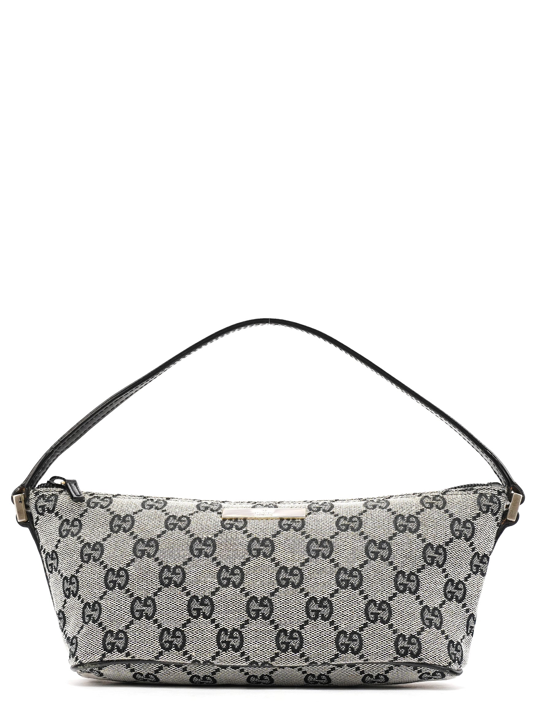 039 1103 Grey Black GG Boat Pochette