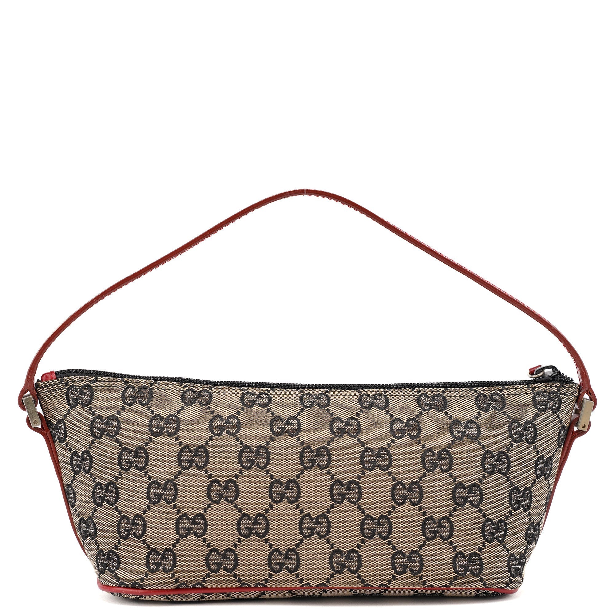 039 1103 Grey Red GG Boat Pochette