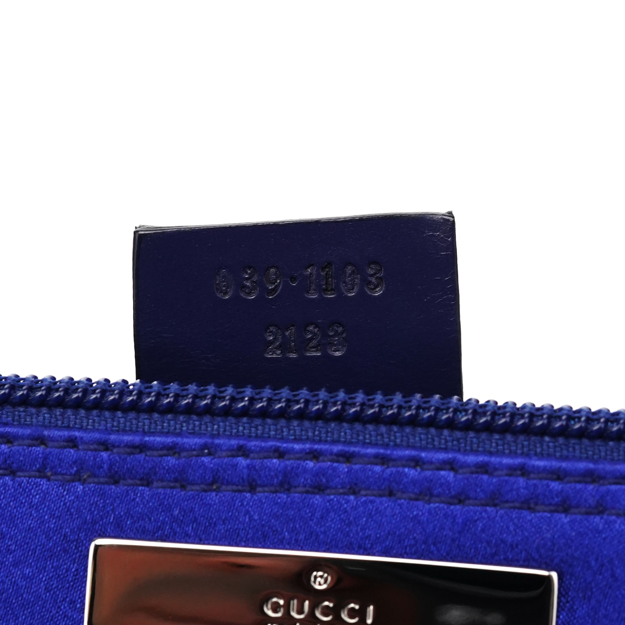 039 1103 Royal Blue Boat Pochette