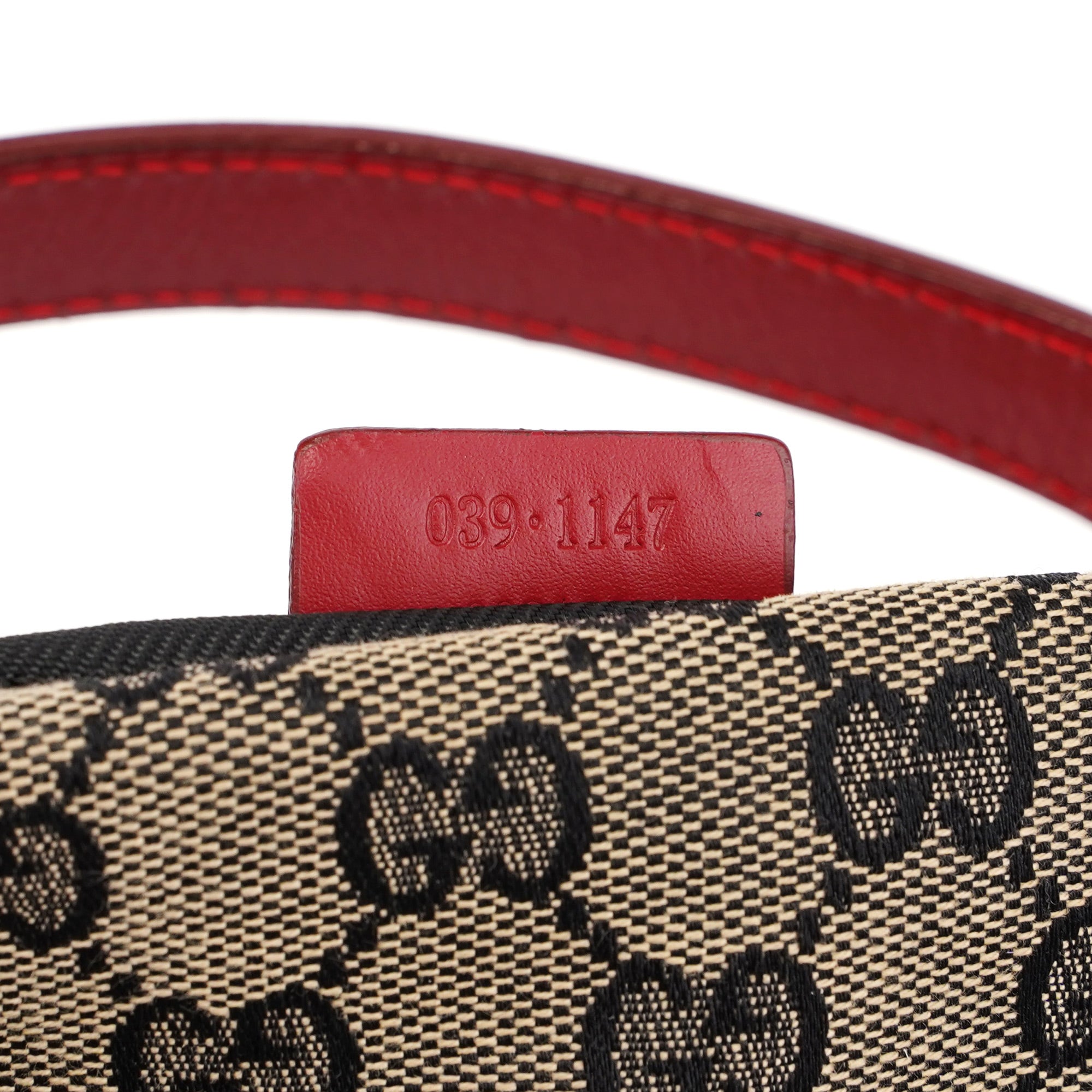 039 1147 Beige Red GG Handbag